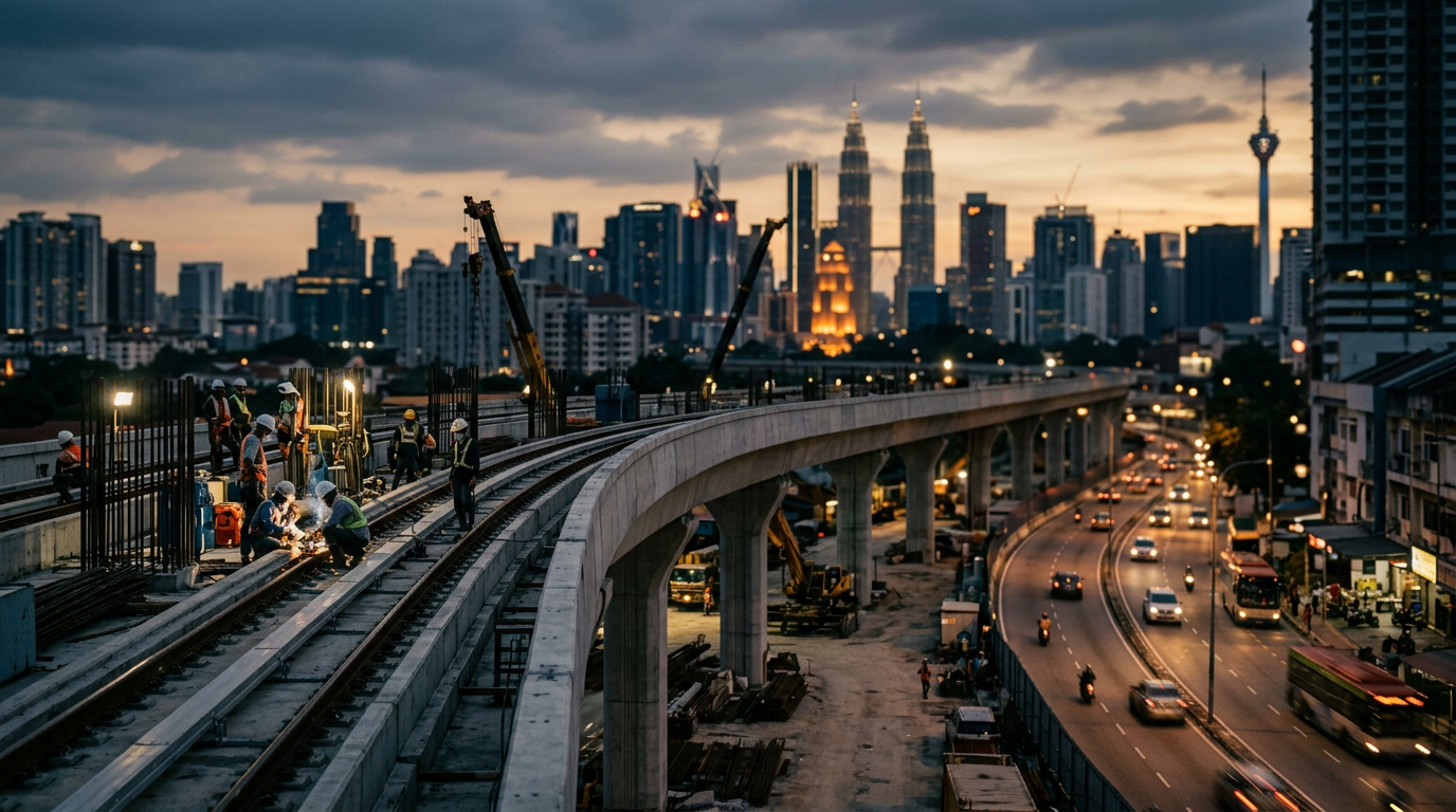 Article image: Malaysia's Mutiara Line LRT: A Bet on Boring but Better Infrastructure