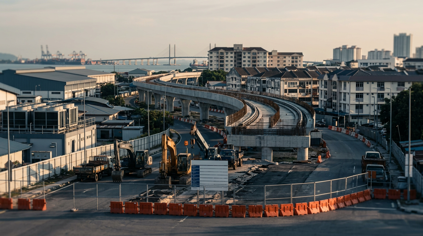 Penang's LRT Build Tests the Value of Predictable Infrastructure