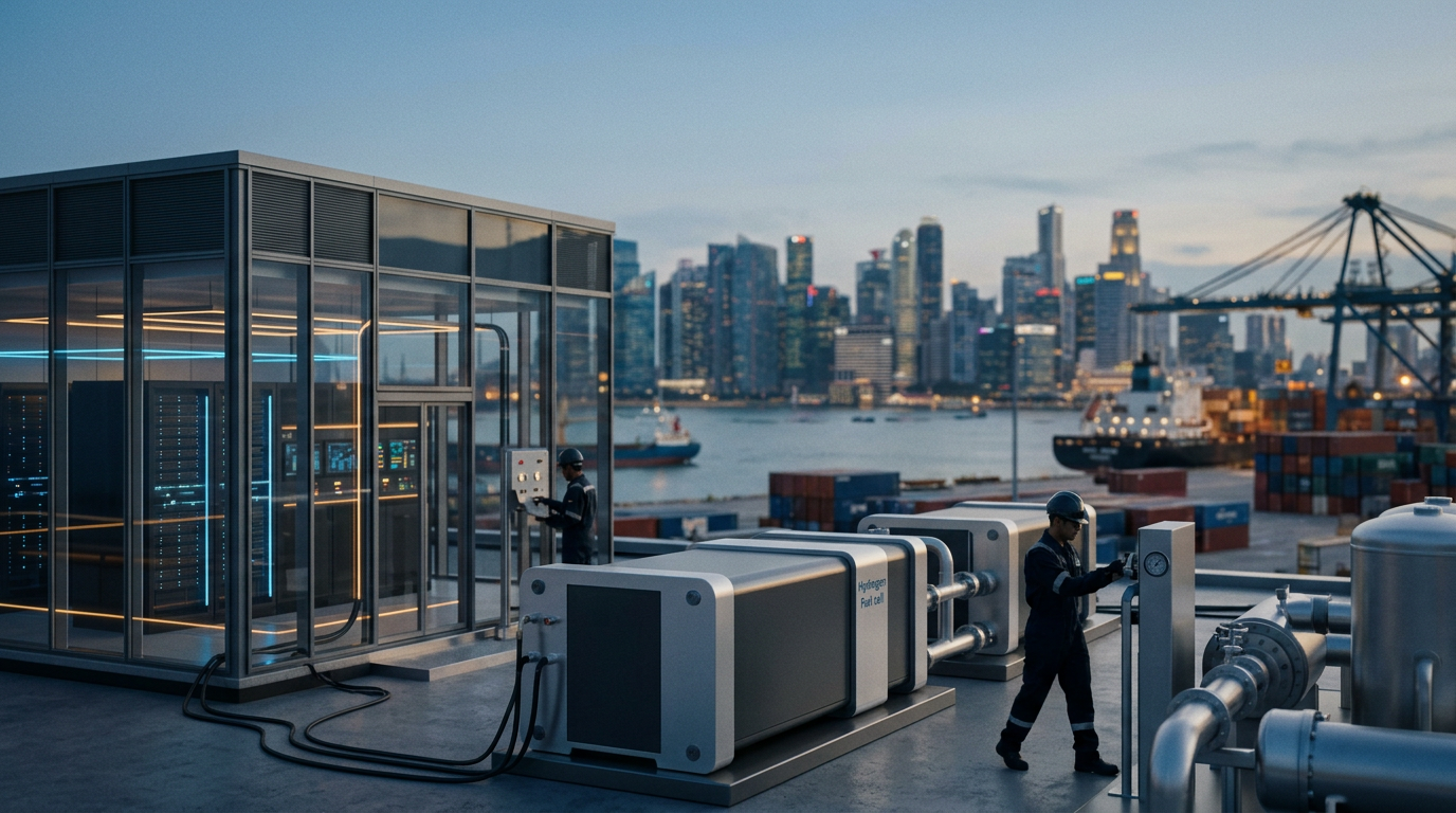 Singapore Tests Hydrogen for Data Centre Power